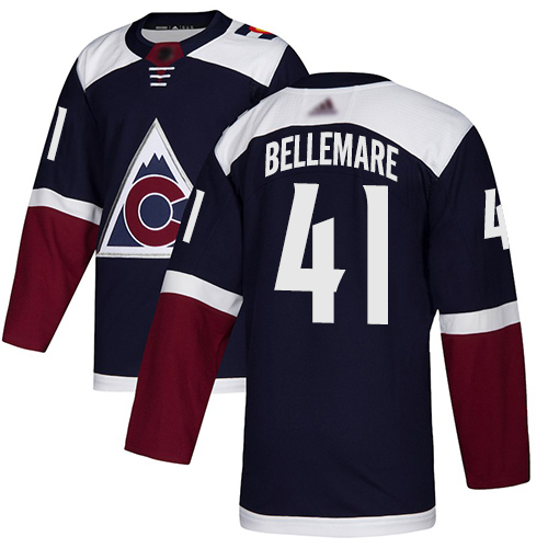 Adidas Colorado Avalanche Men #41 Pierre-Edouard Bellemare Navy Alternate Authentic Stitched NHL Jersey